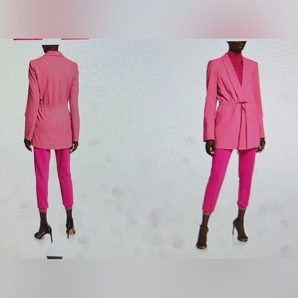 Alice + Olivia Kyle East Shawl Collar Jacket - Drawstring Waist - Picture 5 of 5